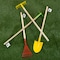 Toy Time Kid's Garden 4-piece Tool Set with Child Safe Shovel, Rake, Hoe and Leaf Rake for Boys and Girls 215426PMI - alternate 1